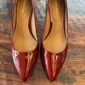 Calvin Klein Burgundy Heels